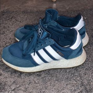 Blue adidas sneakers